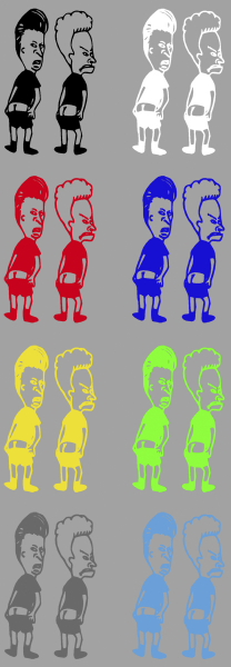 Aufkleber Beavis and Butthead